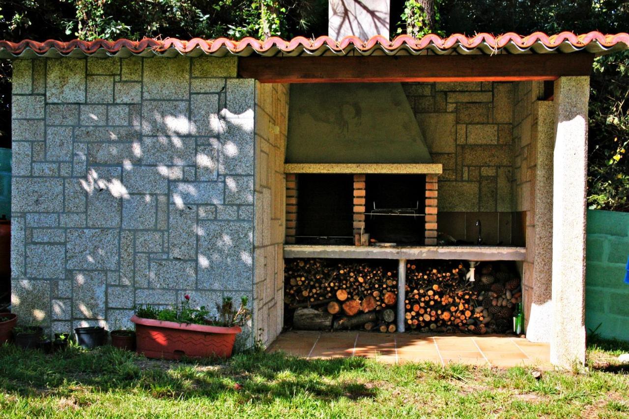 Apartamentos En Playa Canelas Portonovo Bagian luar foto